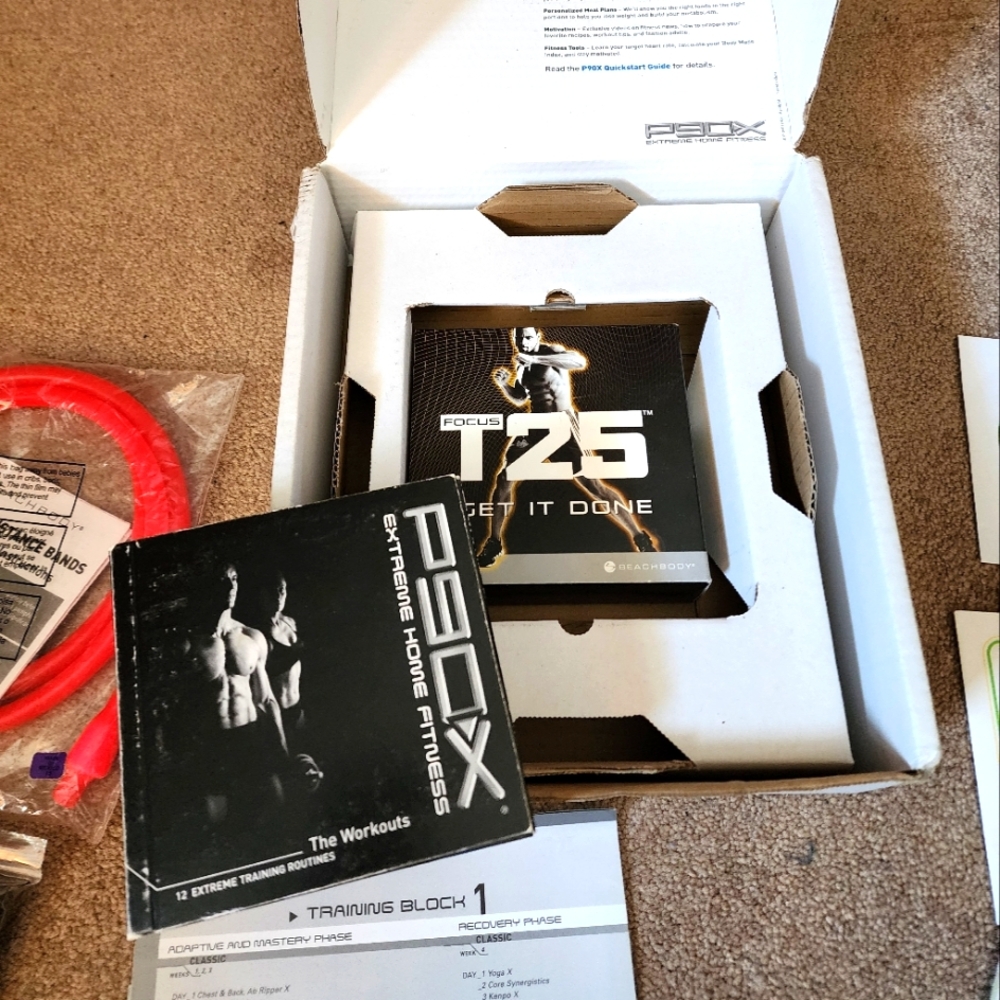Beach Body P90X Extreme Home Fitness with T25
